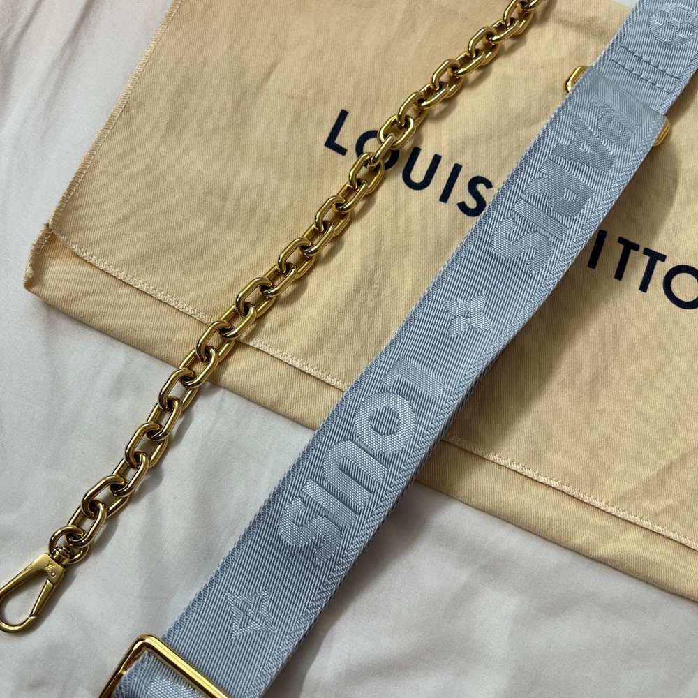 LV Louis Vuitton Over The Moon Shoulder Handbag Bag Purse Chain. - Picture 10 of 14